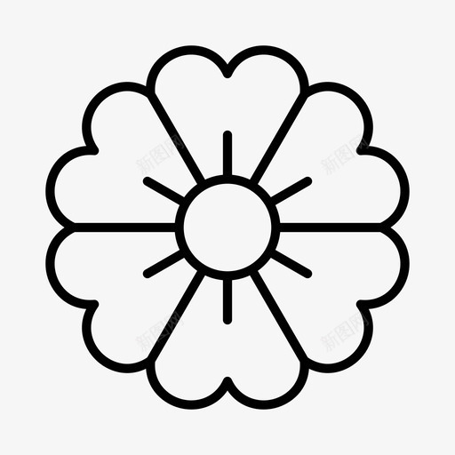 花花束花卉svg_新图网 https://ixintu.com 花花 花束 花卉 花店 花园 春天