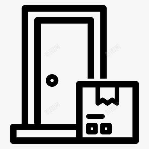 送货上门到货包裹svg_新图网 https://ixintu.com 送货上门 包裹 到货 运输 物流