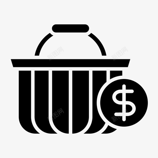 篮子购物车订单svg_新图网 https://ixintu.com 篮子 购物车 订单 付款 购物 购物篮