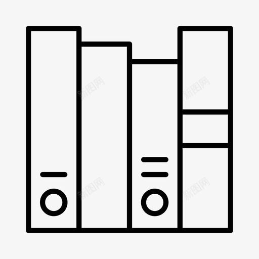 书架文学阅读svg_新图网 https://ixintu.com 文学 书架 阅读