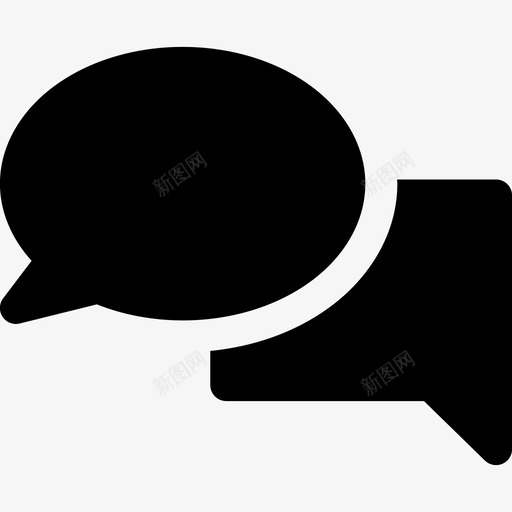 常见问题气泡对话框svg_新图网 https://ixintu.com 常见问题 气泡 对话框 帮助 问题