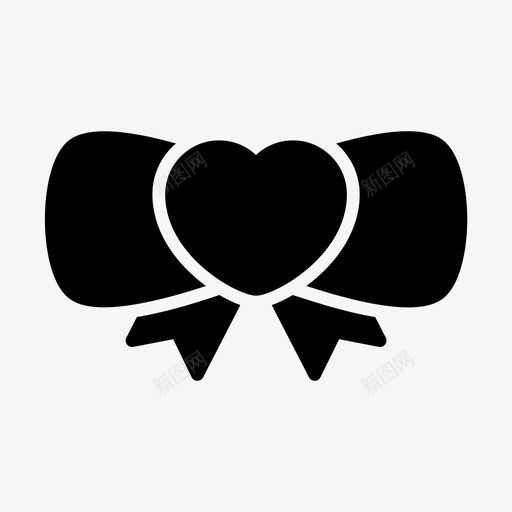 爱情蝴蝶结礼物浪漫svg_新图网 https://ixintu.com 爱情 蝴蝶结 浪漫 礼物 领带