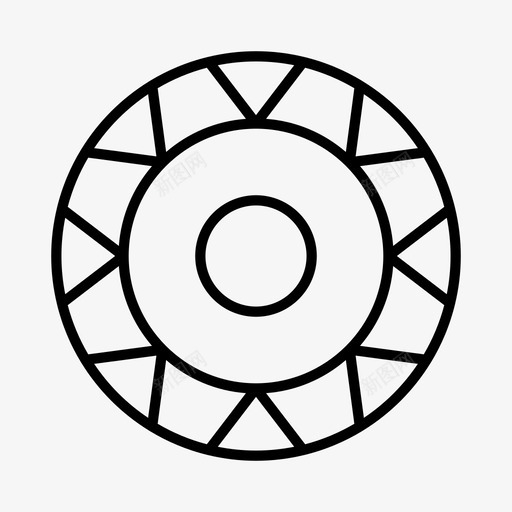 维京盾纹章盾svg_新图网 https://ixintu.com 维京 纹章