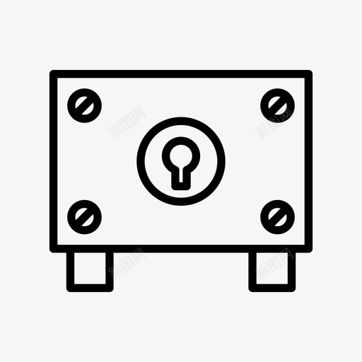 保险箱存款金融svg_新图网 https://ixintu.com 保险箱 存款 金融 安全 保险