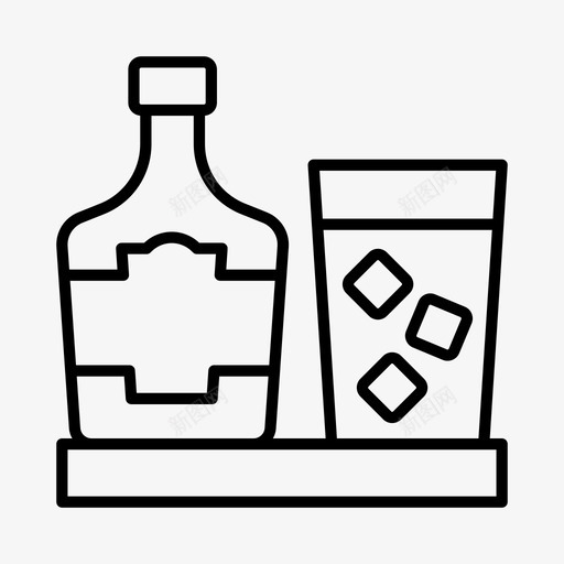 威士忌酒精酒吧svg_新图网 https://ixintu.com 饮料 威士忌 酒精 酒吧 苏格兰