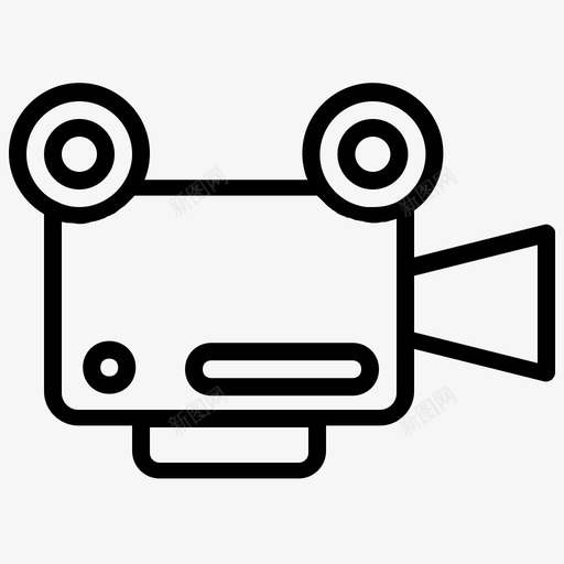 照相机胶卷椅子电影院svg_新图网 https://ixintu.com 照相机 胶卷 椅子 电影院 声音