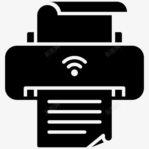 打印机设备信件svg_新图网 https://ixintu.com 打印机 设备 信件 智能 智能家居