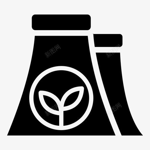 发电厂电力工业环保工厂svg_新图网 https://ixintu.com 发电厂 工厂 电力工业 环保 仓库 全球 工业 生态 回收 雕文 图标