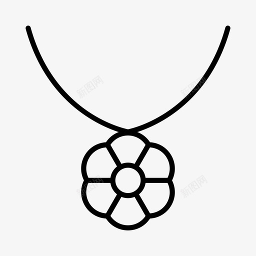 采购产品项链配件花项链svg_新图网 https://ixintu.com 项链 珠宝 采购 产品 配件
