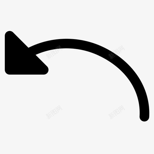 箭头方向左边svg_新图网 https://ixintu.com 箭头 方向 左边 集合 合线