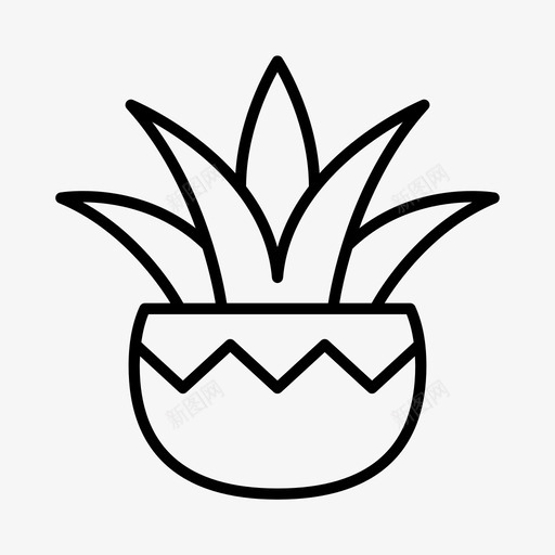 仙人掌园艺室内植物svg_新图网 https://ixintu.com 植物 仙人掌 园艺 室内 盆栽