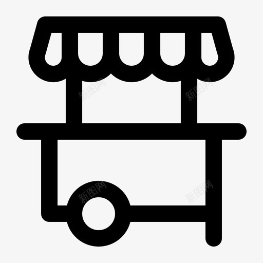 展台商店夏季系列svg_新图网 https://ixintu.com 商店 展台 夏季 系列