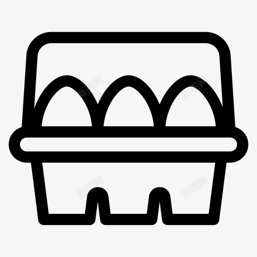 蛋盘盒子鸡蛋svg_新图网 https://ixintu.com 蛋盘 盒子 鸡蛋 蛋白质 农业