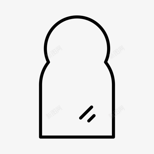 镜子装饰玻璃svg_新图网 https://ixintu.com 镜子 装饰 玻璃 反射 窗户