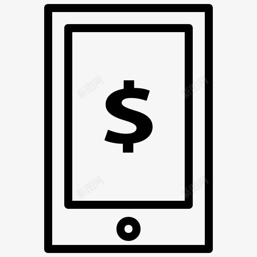 网上支付经济市场svg_新图网 https://ixintu.com 网上支付 经济 市场 货币 智能 手机