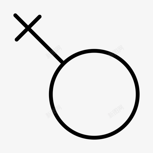 女性性别符号svg_新图网 https://ixintu.com 性别 符号 女性 教育 教育科 科学 图标