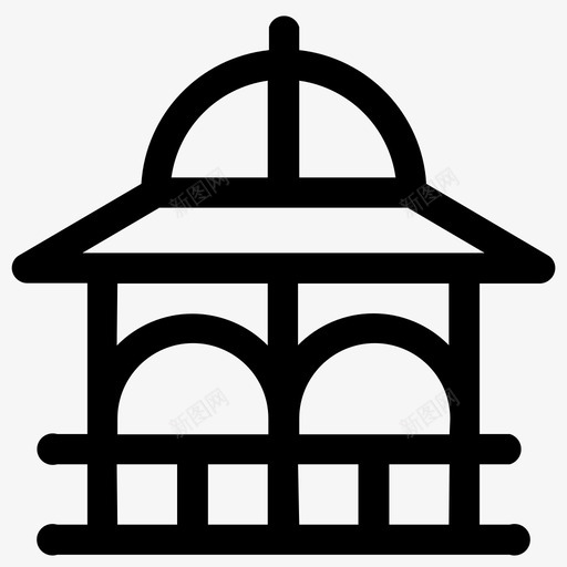 露台壁龛建筑svg_新图网 https://ixintu.com 花园 露台 壁龛 建筑