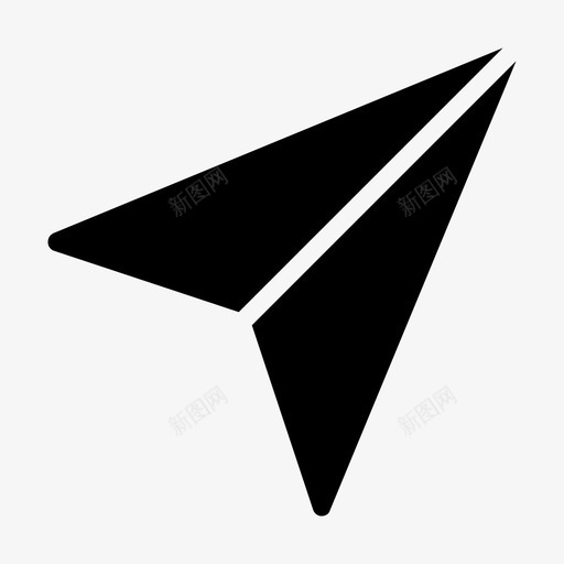 发送方向信息svg_新图网 https://ixintu.com 发送 方向 信息 导航 飞机 社交 媒体 图标