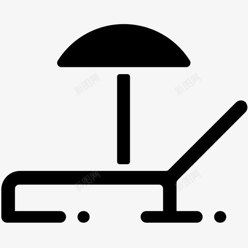 沙滩椅夏天假期svg_新图网 https://ixintu.com 沙滩椅 假期 夏天 雕文