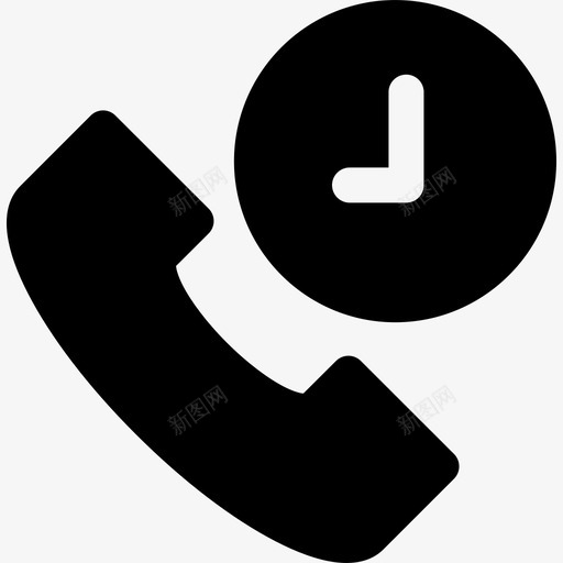 预订电话支票svg_新图网 https://ixintu.com 预订 电话 支票