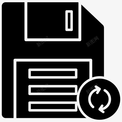 数据备份数据刷新数据存储svg_新图网 https://ixintu.com 数据 数据备份 刷新 存储 同步 软盘 网络 主机 图标 收集