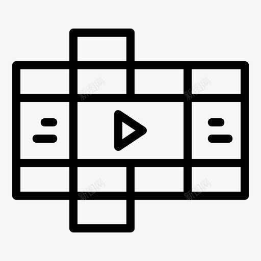 视频课课程学习svg_新图网 https://ixintu.com 视频 课程学习 在线 在线学习