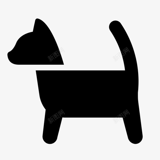 猫动物小猫svg_新图网 https://ixintu.com 动物 小猫 宠物 动物园 收藏