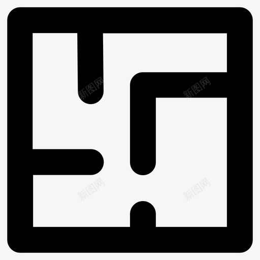 公寓布局平面图svg_新图网 https://ixintu.com 公寓 布局 平面图 房间