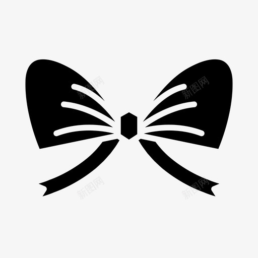 领结时尚节日svg_新图网 https://ixintu.com 领结 时尚 节日