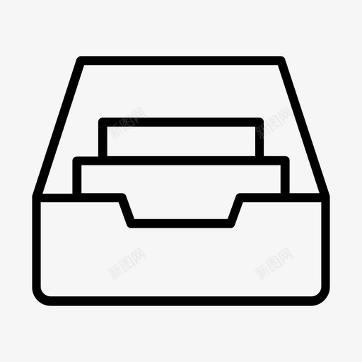 橱柜档案文件svg_新图网 https://ixintu.com 文件 橱柜 档案 抽屉 广告