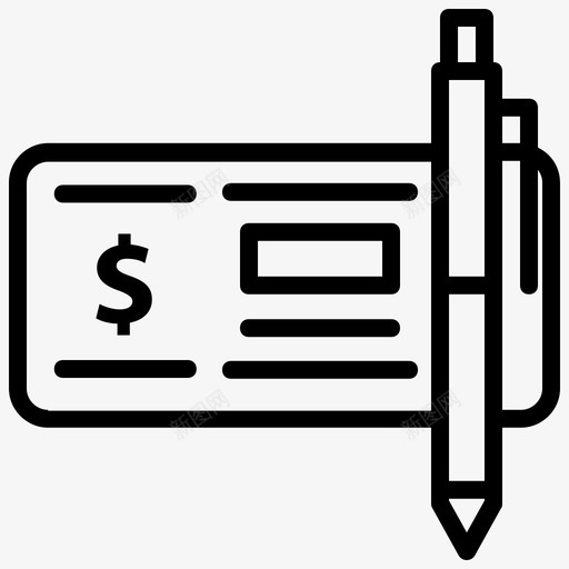银行支票金融互联网svg_新图网 https://ixintu.com 银行 支票 金融 互联网 支付 网上 网上银行