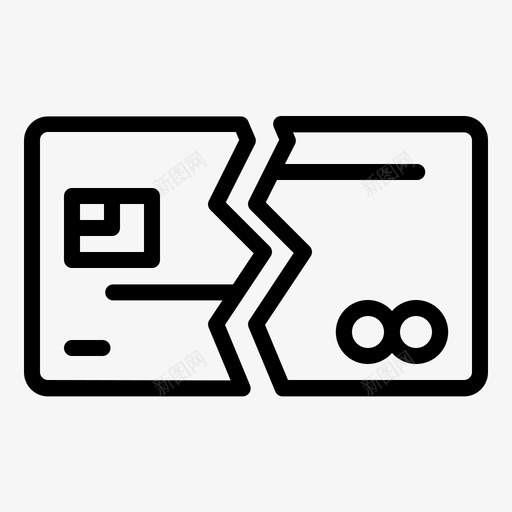 坏卡业务金融svg_新图网 https://ixintu.com 坏卡 业务 金融 支付