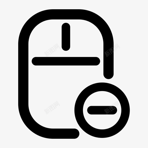 鼠标移走点击电脑svg_新图网 https://ixintu.com 鼠标 移走 点击 电脑 输入 标线