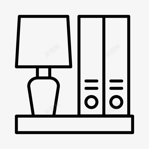 书架文学阅读svg_新图网 https://ixintu.com 文学 书架 阅读