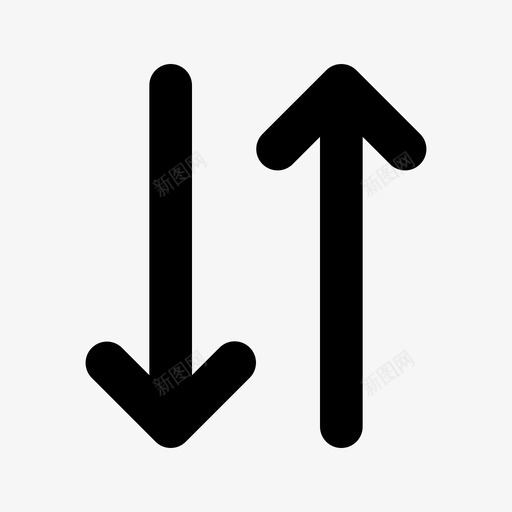 传输数据箭头更改svg_新图网 https://ixintu.com 箭头 传输 数据传输 数据 更改 上移 实心