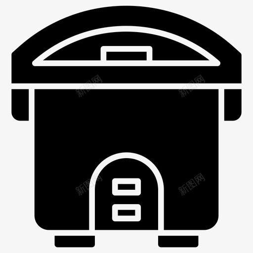 电饭煲家电家用svg_新图网 https://ixintu.com 电饭煲 家电 家用 厨房 家用电器