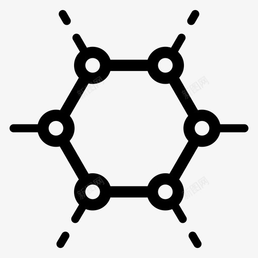 石墨烯键六边形svg_新图网 https://ixintu.com 石墨 烯键 六边形 分子结构 人工智能