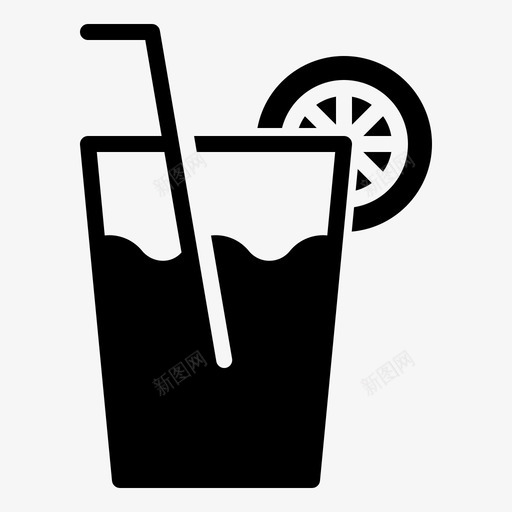 果汁饮料柠檬svg_新图网 https://ixintu.com 饮料 果汁饮料 柠檬 苏打水 派对 庆典 固体