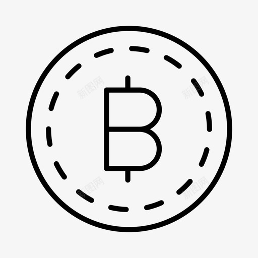 泰铢银行货币svg_新图网 https://ixintu.com 货币 泰铢 银行 金融 外汇