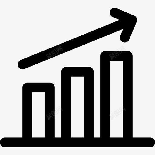 进步图表增长svg_新图网 https://ixintu.com 增长 进步 图表 提高