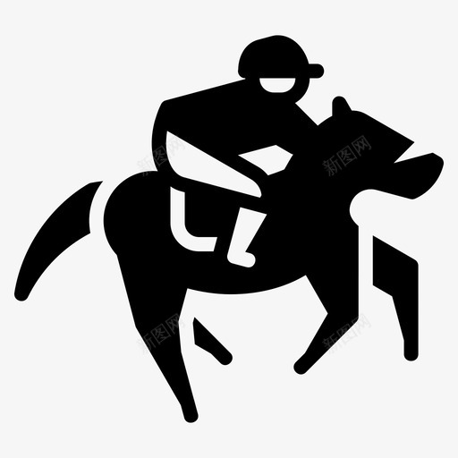骑马马术骑师svg_新图网 https://ixintu.com 骑马 马术 骑师 骑手 运动