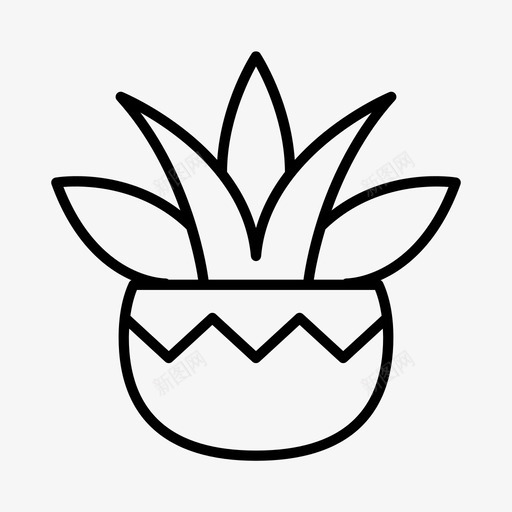 盆栽装饰绿化svg_新图网 https://ixintu.com 盆栽 装饰 绿化 室内 植物