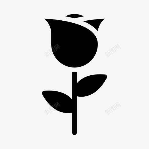 玫瑰花礼物svg_新图网 https://ixintu.com 婚礼 玫瑰花 礼物 情人节