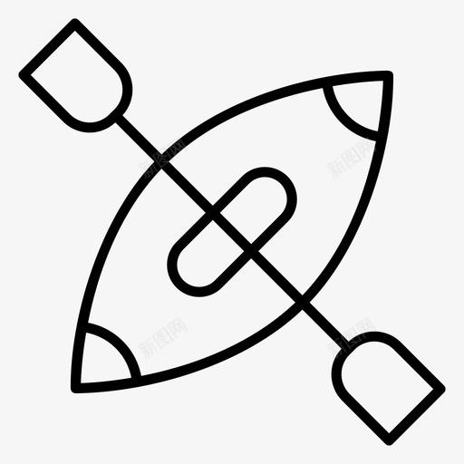 皮划艇小船户外游戏svg_新图网 https://ixintu.com 皮划艇 小船 户外 游戏 漂流 水上运动 一套 运动 轮廓 矢量 矢量图
