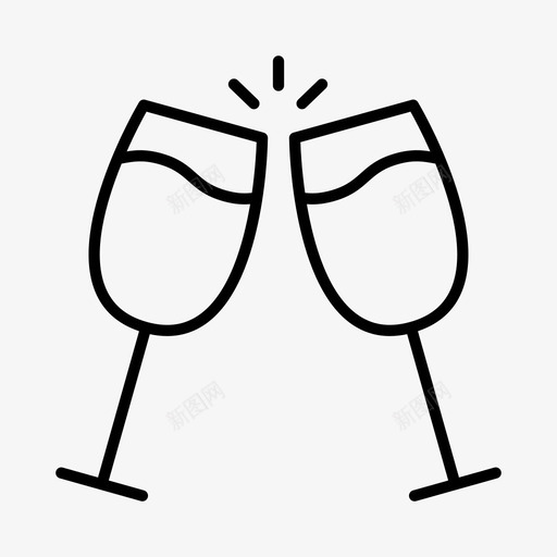 喝酒生日庆祝svg_新图网 https://ixintu.com 喝酒 生日 庆祝 干杯 聚会