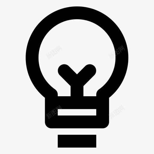 灯灯泡商务svg_新图网 https://ixintu.com 灯泡 商务 创意 灯光 基本