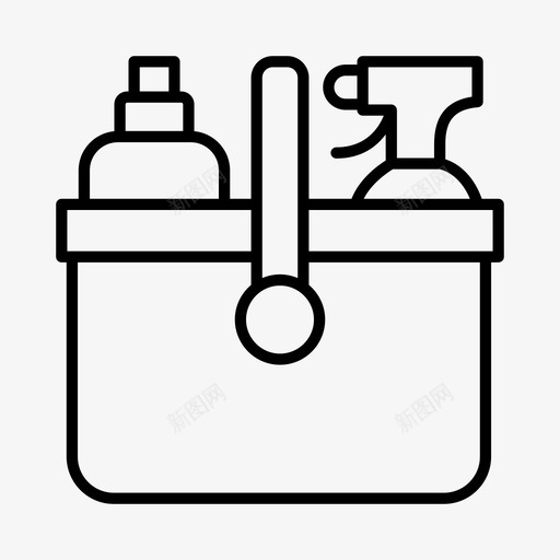 清洁用品家政家务svg_新图网 https://ixintu.com 清洁用品 家政 家务 卫生用品
