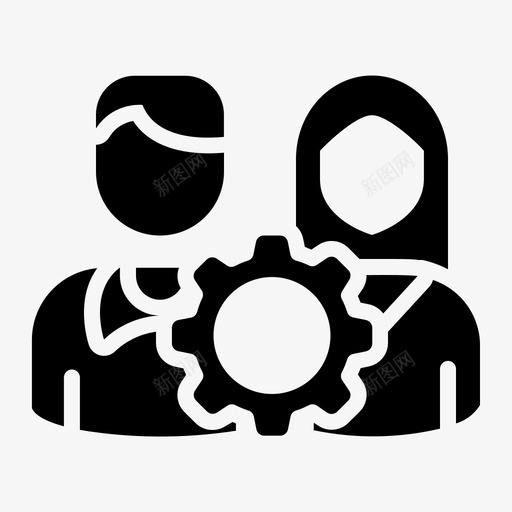 合作讨论想法svg_新图网 https://ixintu.com 合作 讨论 想法 解决方案 支持 商业经济 符号