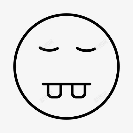 睡眠表情符号情绪svg_新图网 https://ixintu.com 表情 符号 睡眠 情绪