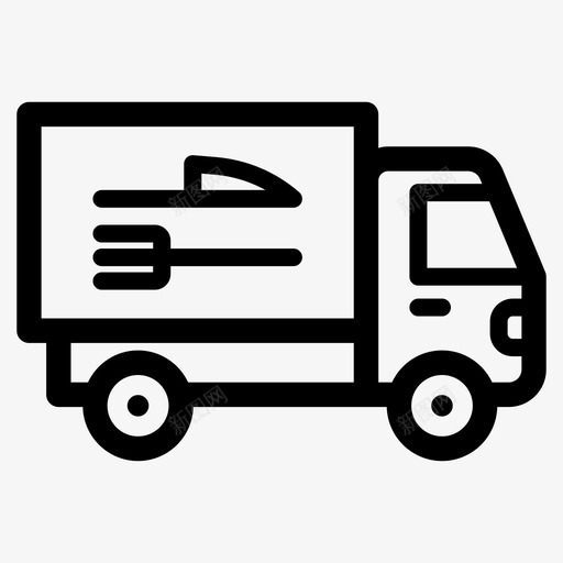 食品运输车运输货车svg_新图网 https://ixintu.com 食品 运输车 运输 货车 航运 物流